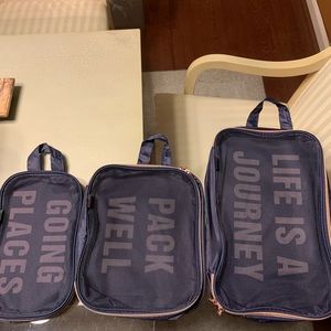 Packing bags for luggage. Miamica brand.